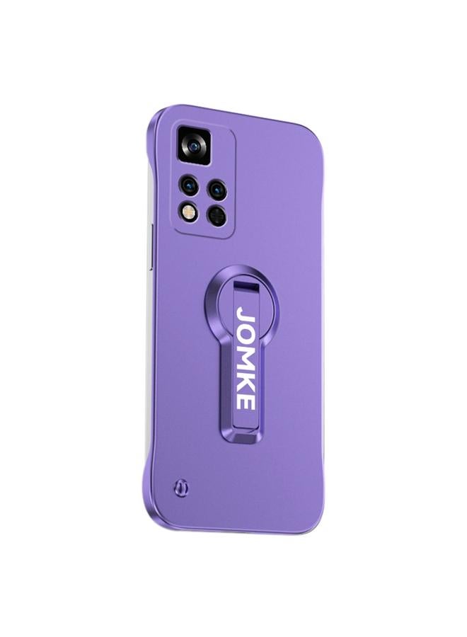 S-TOP Case For Redmi Note 11 Pro Baking Varnish 360 Rotate Holder No Frame PC Phone Case - Image 1