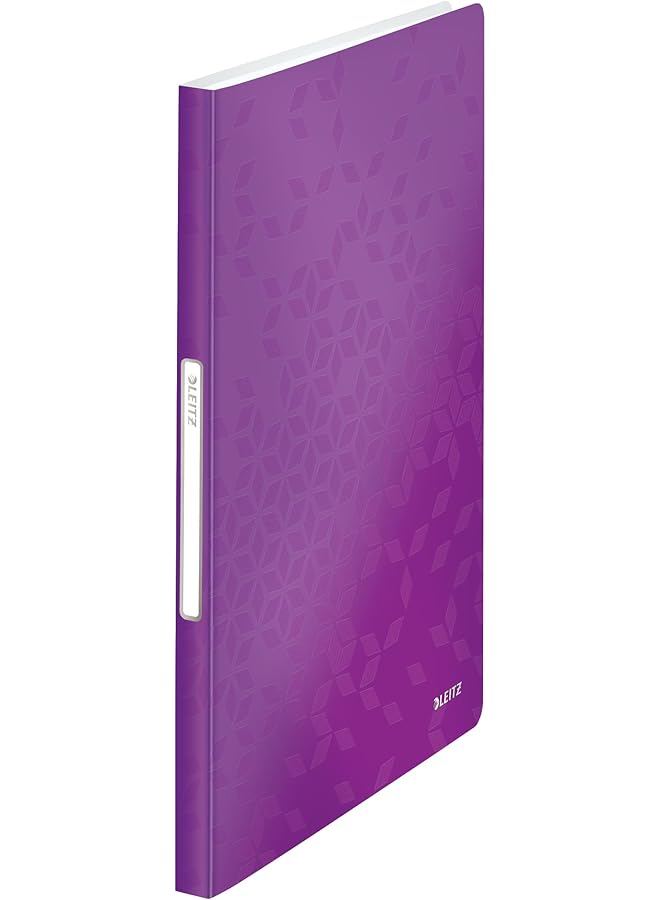 LEITZ Wow Pp Display Book A4 40 Pockets Purple - Image 1