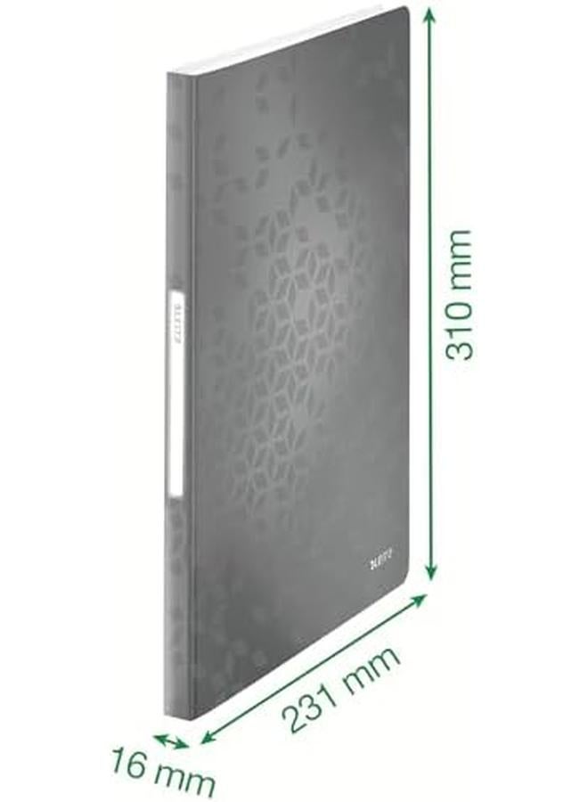 LEITZ Wow Pp Display Book A4 40 Pockets Purple - Image 4