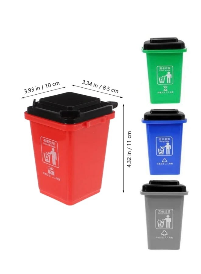 Small desktop trash can, multi-colored - Image 3