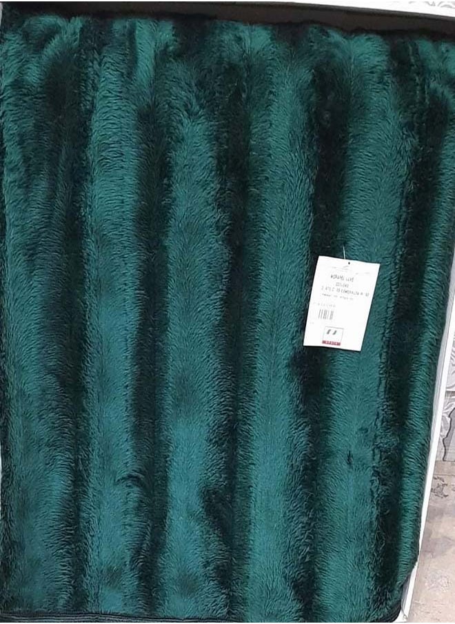 Mora spain Morabelle Luxe Elegance Blanket - Model: 970 - Colour: Emerald Green - Size: 220 x 240cm - Origin: Spain.  - Image 3