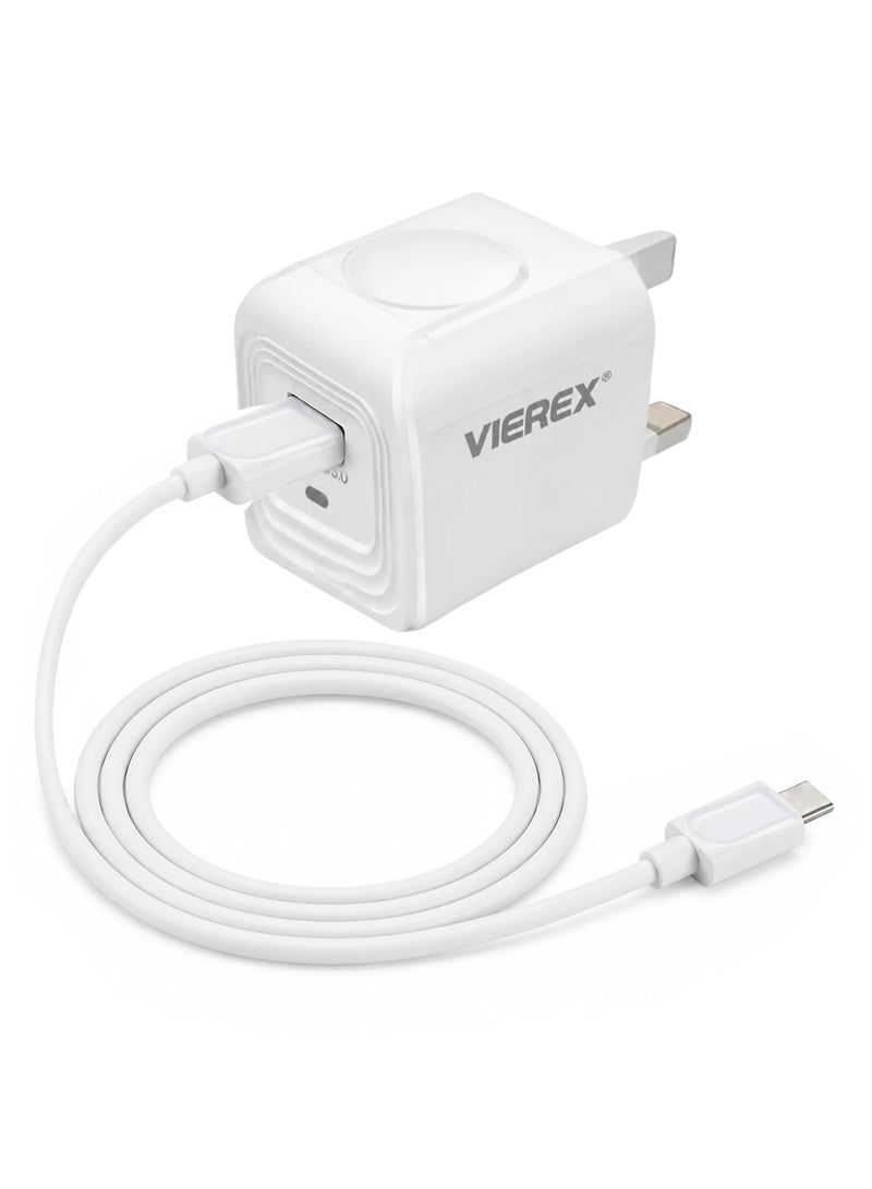 Vierex 18W Quick Charger Travel Companion Charger Includes USB-C to USB-C Cable for Type-C Series - Image 4