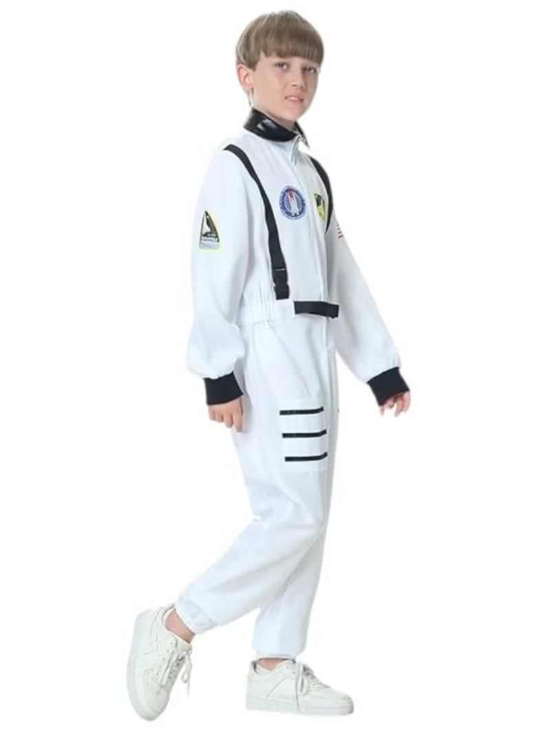 NASA Astronaut Suit Costume White For Kids Large Size 7-9 Years Old - Image 4