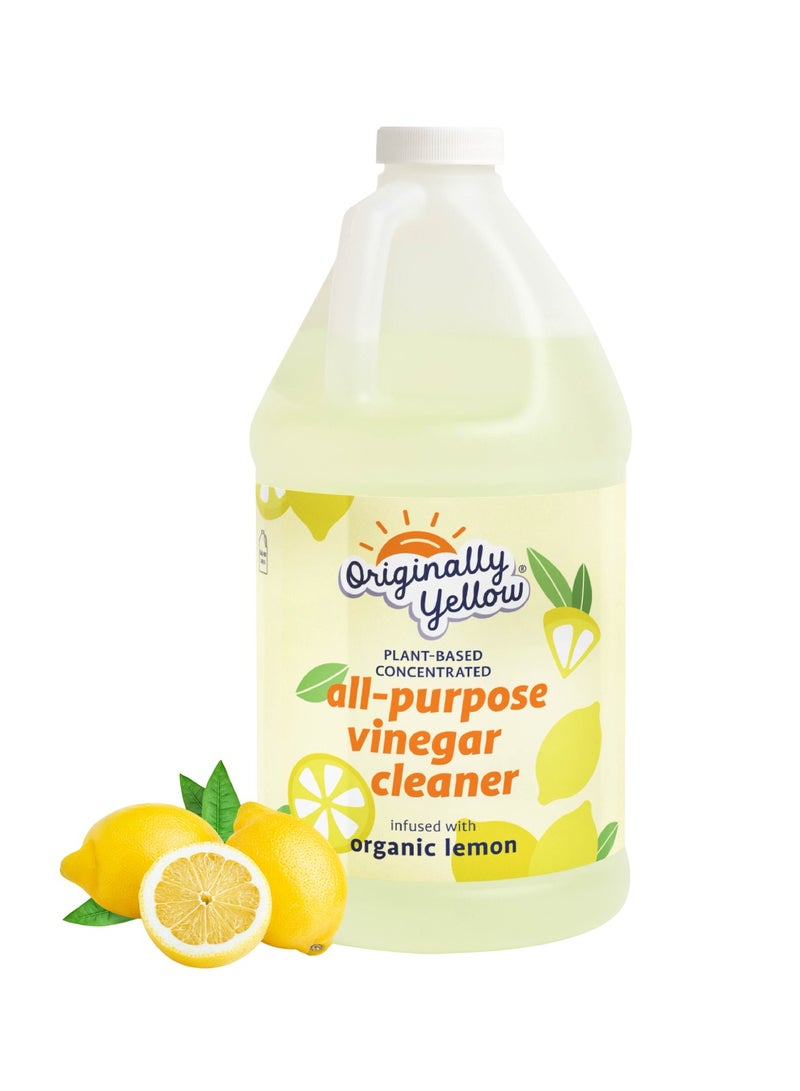 Originally Yellow All Purpose Vinegar Floor Cleaner Lemon 1.89L - Image 1