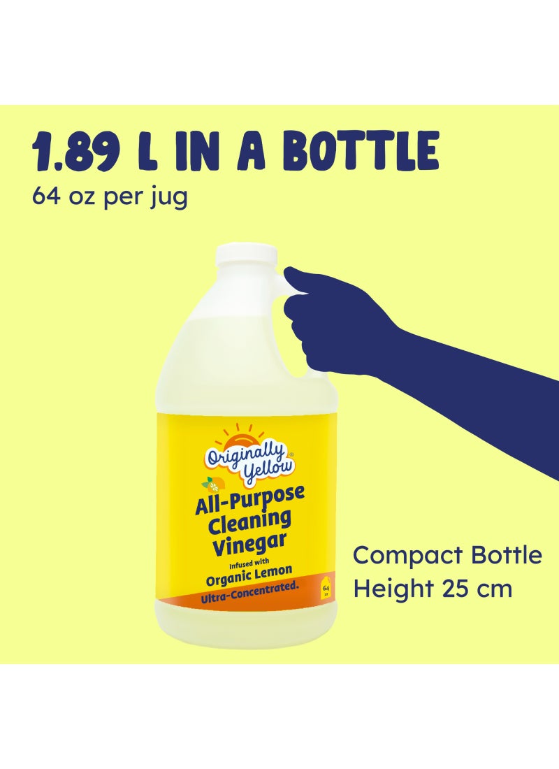 Originally Yellow All Purpose Vinegar Floor Cleaner Lemon - Image 5