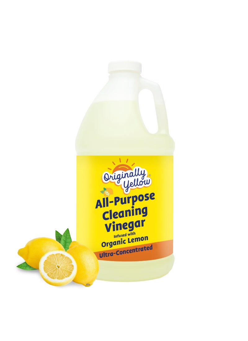 Originally Yellow All Purpose Vinegar Floor Cleaner Lemon - Image 1