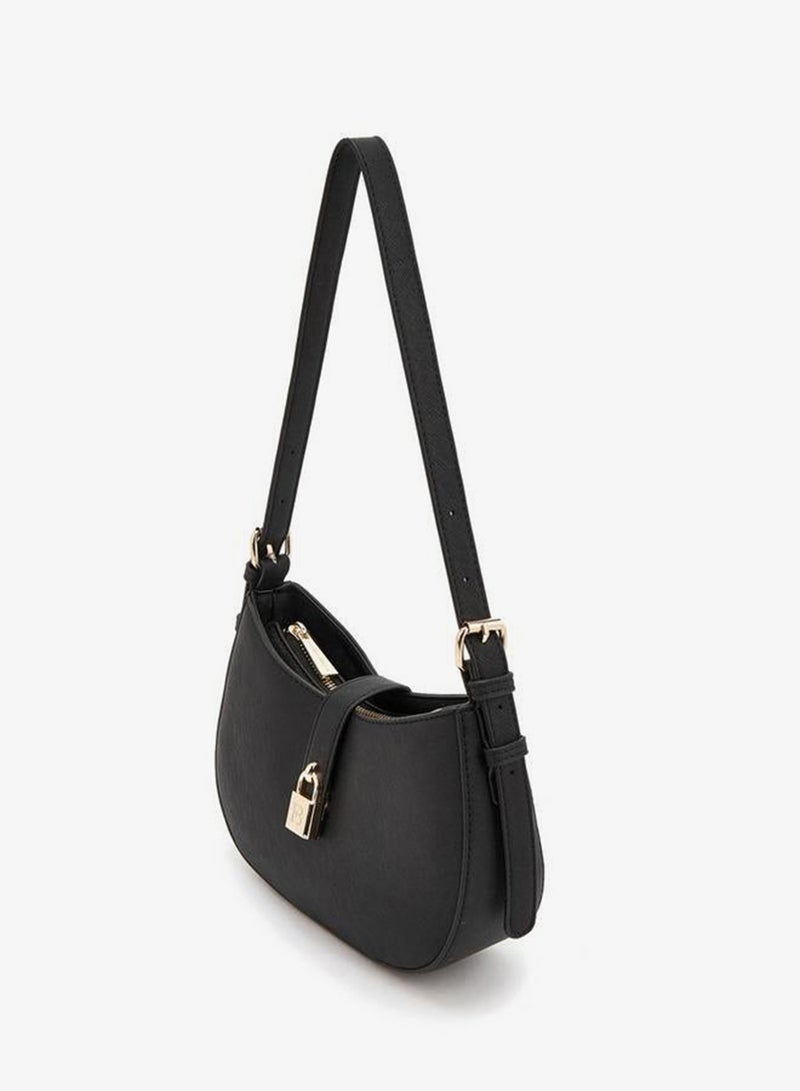 Flora Bella By Shoexpress Solid Shoulder Bag With Zip Closure - Image 5