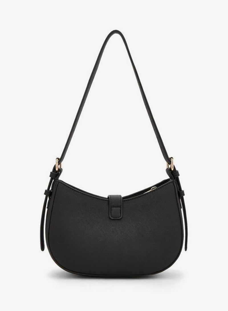Flora Bella By Shoexpress Solid Shoulder Bag With Zip Closure - Image 4