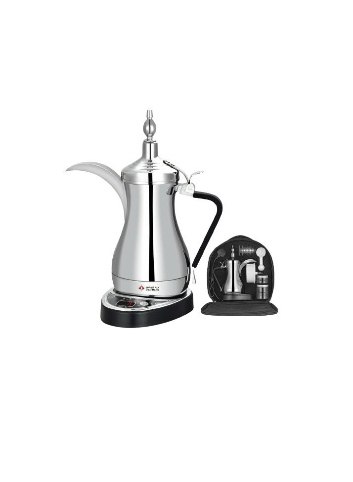 Gulf Dalla Arabic Coffee Maker  Machine With Glass & Accessories with Bag Capacity 1000 ml - Image 4
