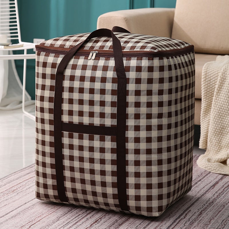 Extra Large Thick Oxford Quilt Storage Bag Coffee 
