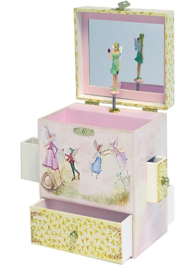 Enchantmints Fairy Music Box for Girls Spins to Music 4 Pullout Drawers - Image 1