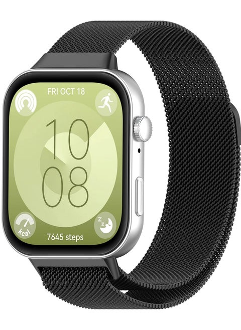 Milanese Loop Band For Huawei Watch FIT 3 Strap smart Magnetic stainless steel correa for Huawei fit3 2024 NEWEST Accessories