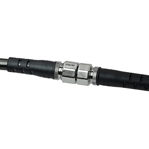 Aquor Double Female Hose Adapter, Garden Hose Quick Connect Fitting for Male to Male Ends, Stainless Steel, 3/4" GHT (f) x 3/4" GHT (f) - Image 2