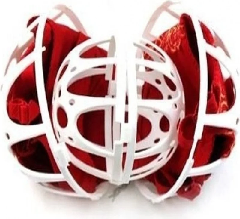 Royaleks 3 Pieces Plastic Bra Protector Washing Ball