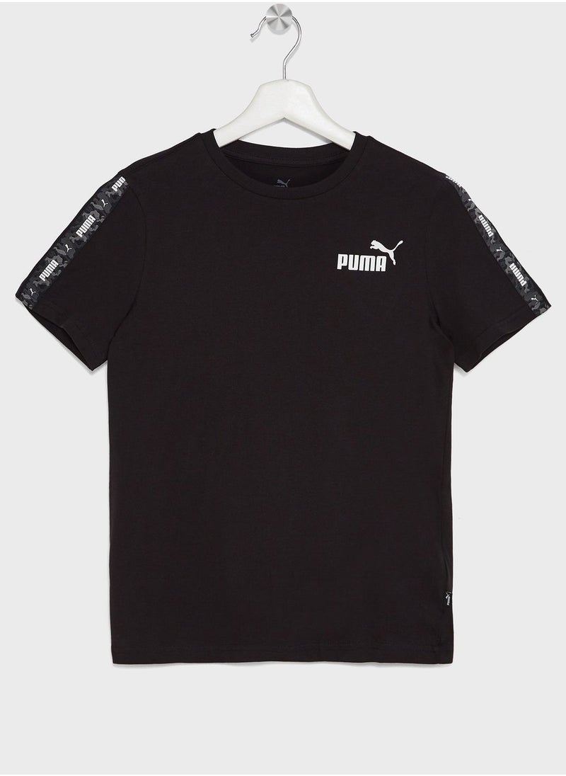 PUMA - Kids Essential Tape Camo T-Shirt - Image 1