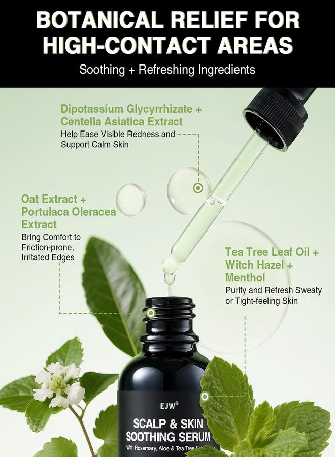 EJW Wig Wearers Soothing Serum – Comfort Scalp & Hairline, Hydrates Skin After Glue, Tape or Cap Wear, Soothes Pressure Marks Under Lace Fronts, Lightweight Refreshing with Hyaluronic Acid & Ceramides - Image 4