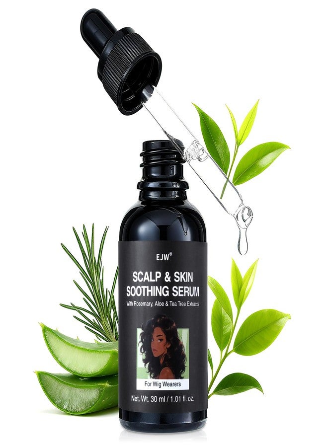 EJW Wig Wearers Soothing Serum – Comfort Scalp & Hairline, Hydrates Skin After Glue, Tape or Cap Wear, Soothes Pressure Marks Under Lace Fronts, Lightweight Refreshing with Hyaluronic Acid & Ceramides - Image 1