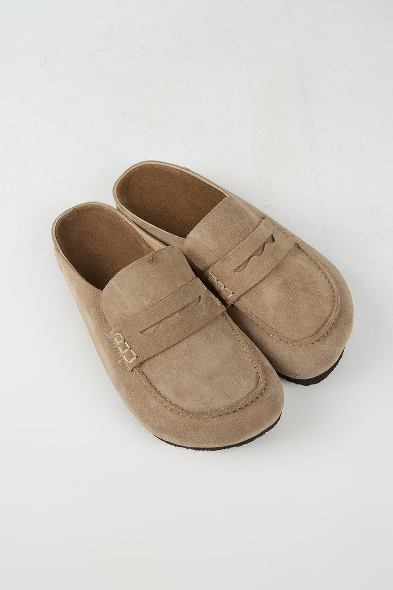 Krahe Marco Men's Genuine Leather Loafer Clogs Mink Slippers - Image 2