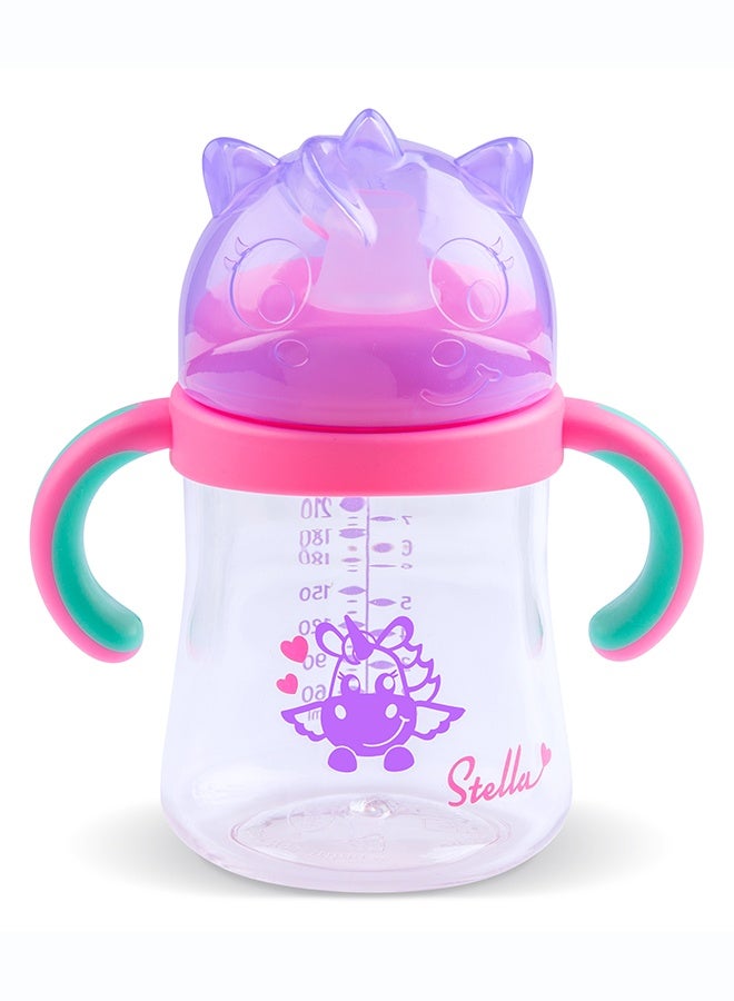 Playgro Stella Starter Spout Cup 4M+ – BPA-Free Baby Training Cup with Soft Spout, Easy-Grip Handles, Spill-Resistant Design for Infant Weaning & Self-Feeding - Image 1