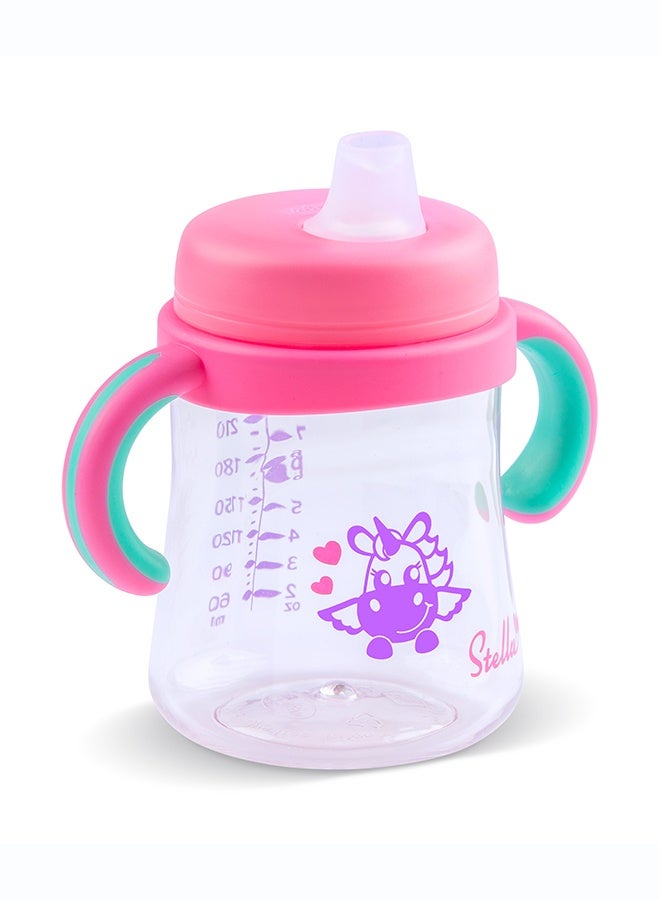 Playgro Stella Starter Spout Cup 4M+ – BPA-Free Baby Training Cup with Soft Spout, Easy-Grip Handles, Spill-Resistant Design for Infant Weaning & Self-Feeding - Image 3