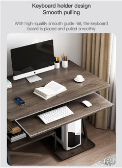 Sharpdo Desktop Simple Desk Computer Desk 80*40*71cm  - Image 3