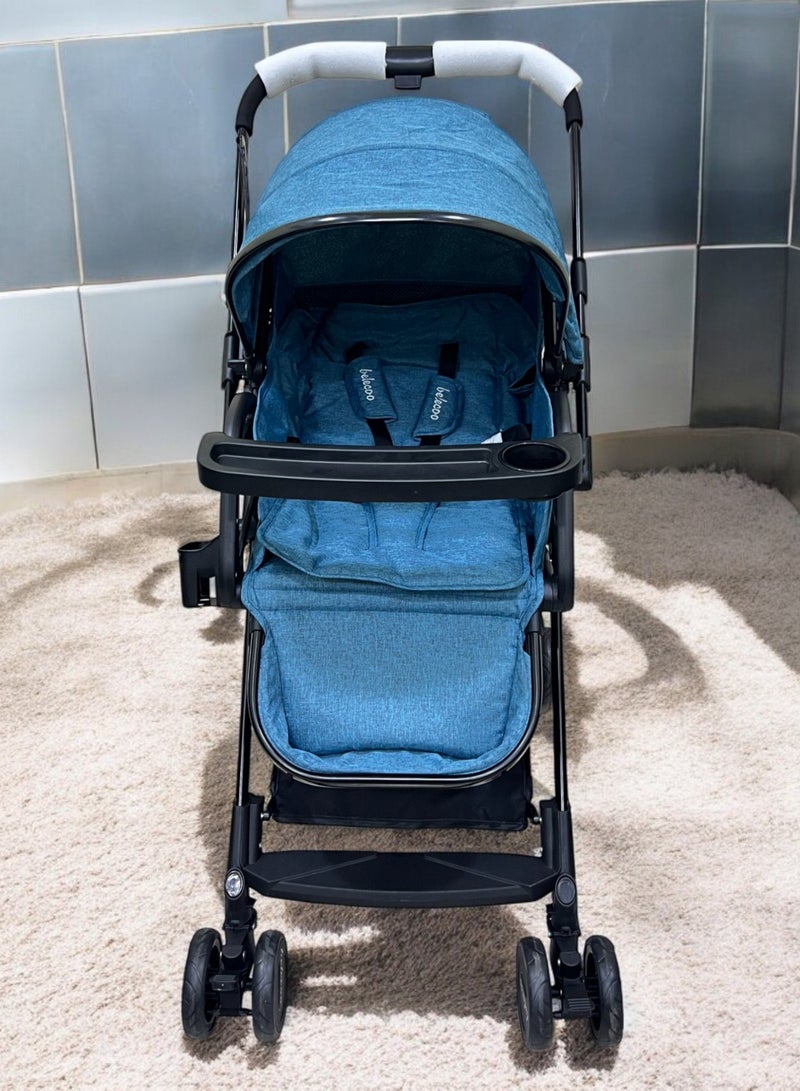 Belecoo Stroller A8 Flip Arm and dinning table with winter cover - Image 3