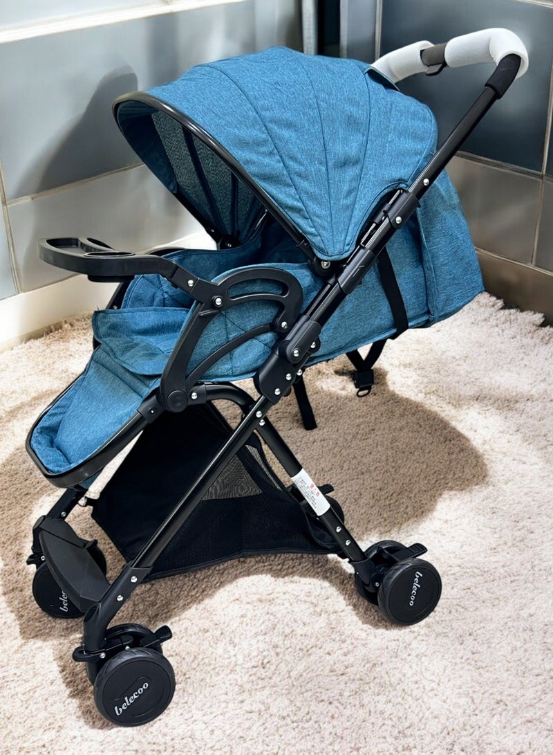 Belecoo Stroller A8 Flip Arm and dinning table with winter cover - Image 5