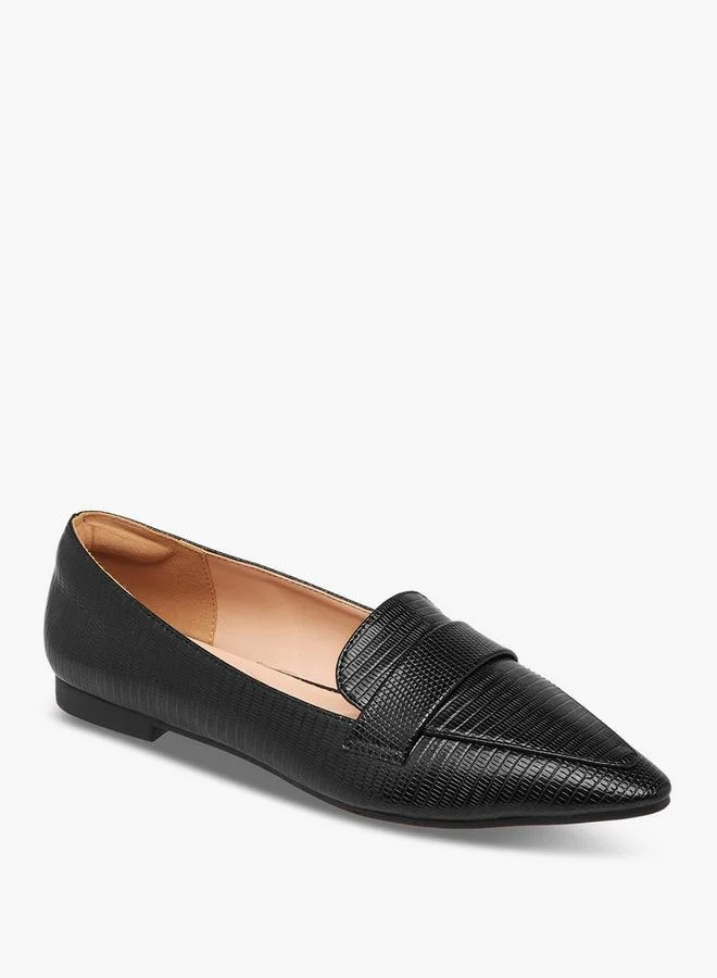 Celeste BLACK Women Pointed Toe Loafers for Women | Best Price UAE