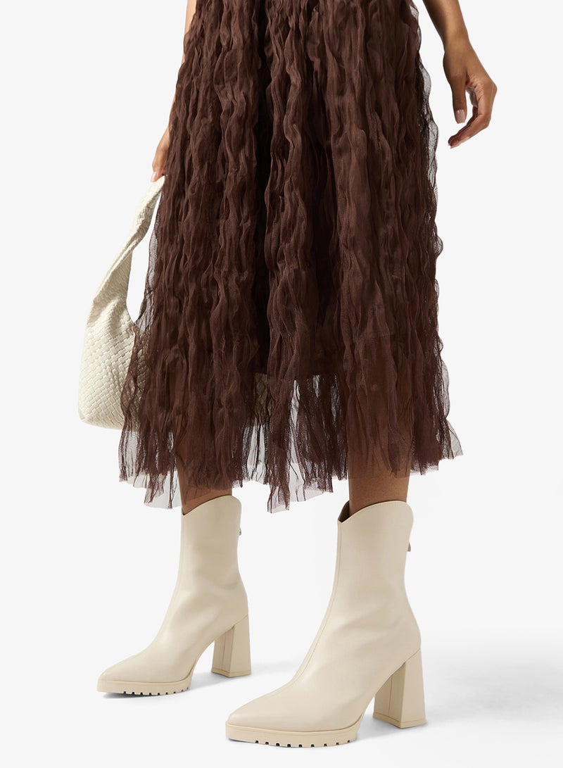 Ginger Chunky Sole Ankle Boots - Image 5