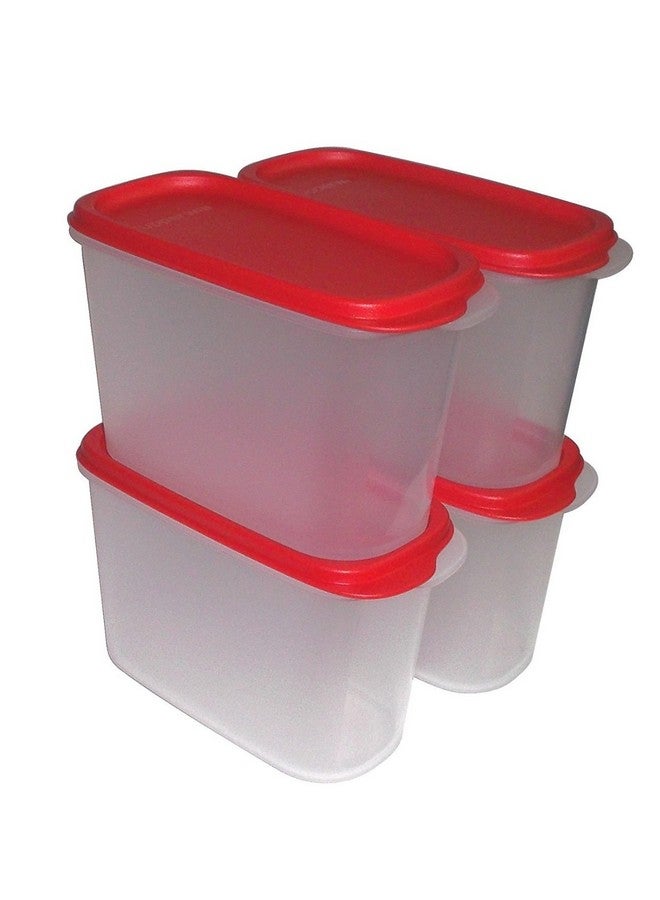 Tupperware New Smart Saver Plastic Container Set, 1.7 litres, Set of 4, Transparent - Image 2