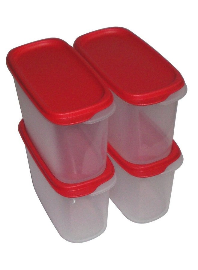 Tupperware New Smart Saver Plastic Container Set, 1.7 litres, Set of 4, Transparent - Image 3