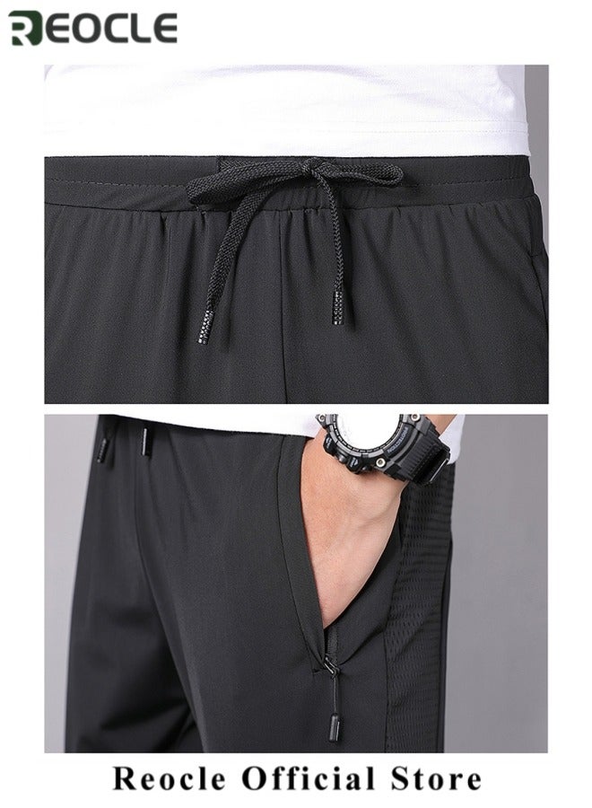 REOCLE Men's Lightweight Hiking Pants Breathable Quick Dry Fit Pants for Waterproof Camping Fishing Running Athletic Active Jogger Pant - Image 5