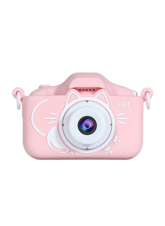 Generic X200 Children HD Digital Camera Cartoon & Photo Children Mini Toy Children Birthday Gift-Body Color:X200 Kitty Pink List  - Image 1