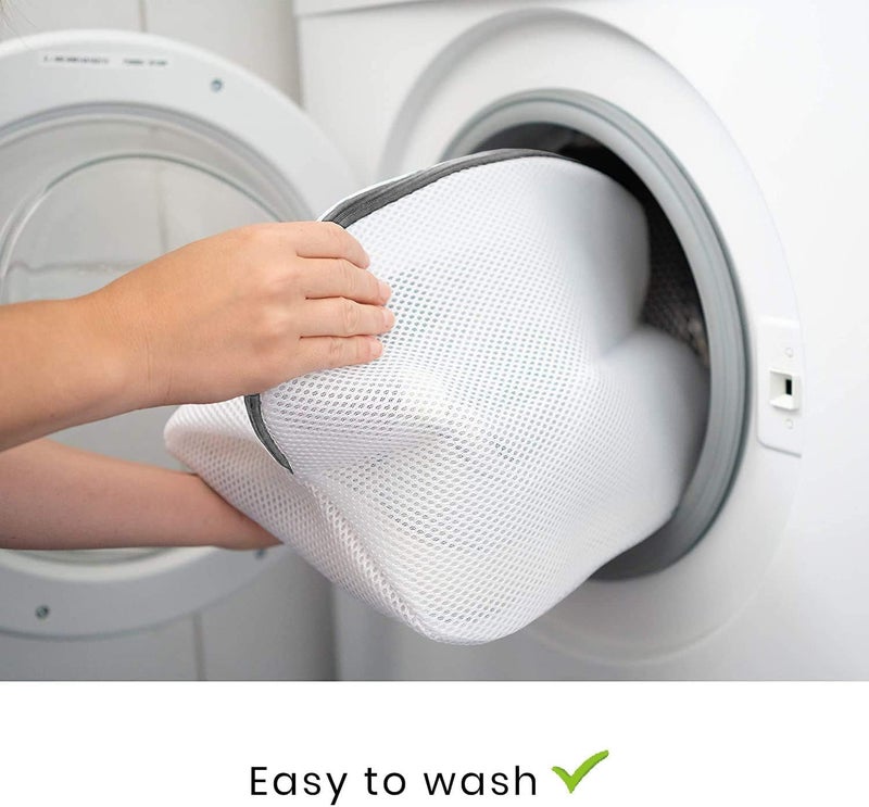 TAGPR Shoe Washing Machine Bag for Washer & Dryer, Reusable Mesh Laundry Bag with Side Zipper for Sneakers, Running Shoes, Toys & Socks, Durable 360° Cleaning Shoe Bag for All Shoe Sizes - Image 5