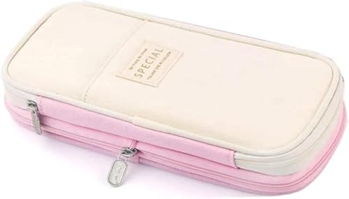 Arnuixty Large Storage Pencil Case Pen Bag with Zipper Big Capacity Pouch Organizer for Office Travel Holder Box - Image 1