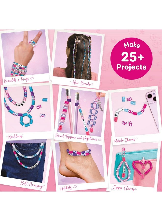 Imagimake Imagimake Spin n Pop Beads Studio: Bracelets Braids & More| Patented Electric Bracelet Maker| DIY for Kids Ages 8-12| Create 25+ Accessories| Jewellery Making Kit| Gift for Girls & Teens, Multicolor - Image 5