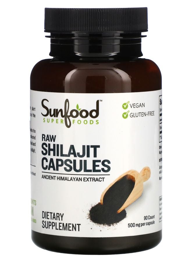 Raw Shilajit 500 mg 90 Capsules