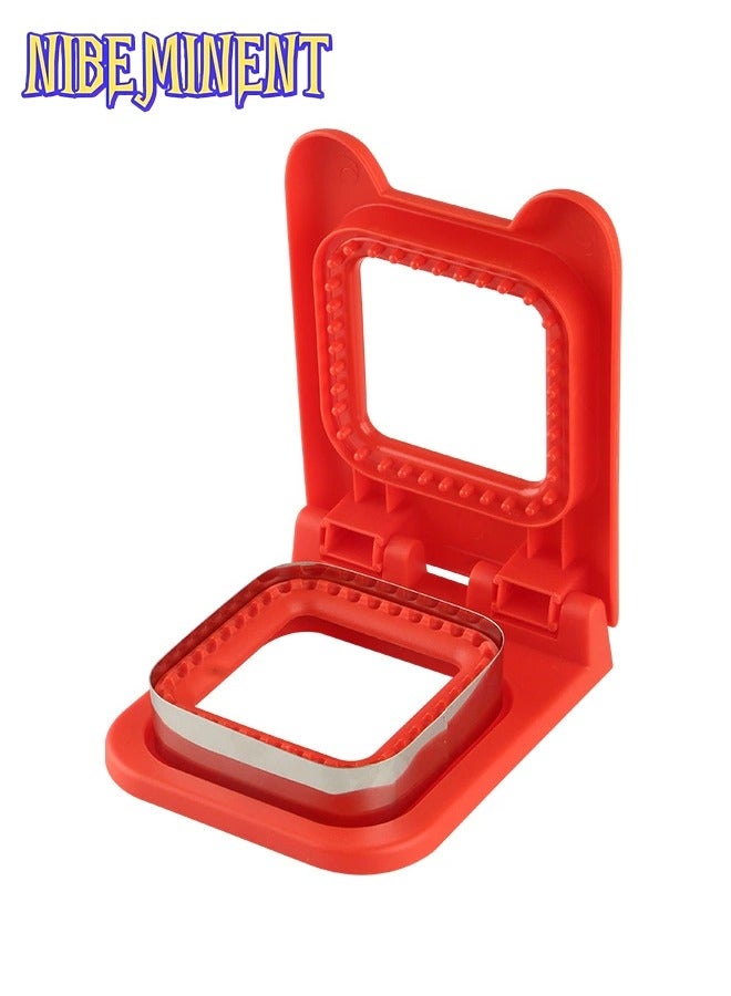 NIBEMINENT Sandwich Cutter Mold Toast Fruit Mold With Hand Protection Baking Tool - Image 1