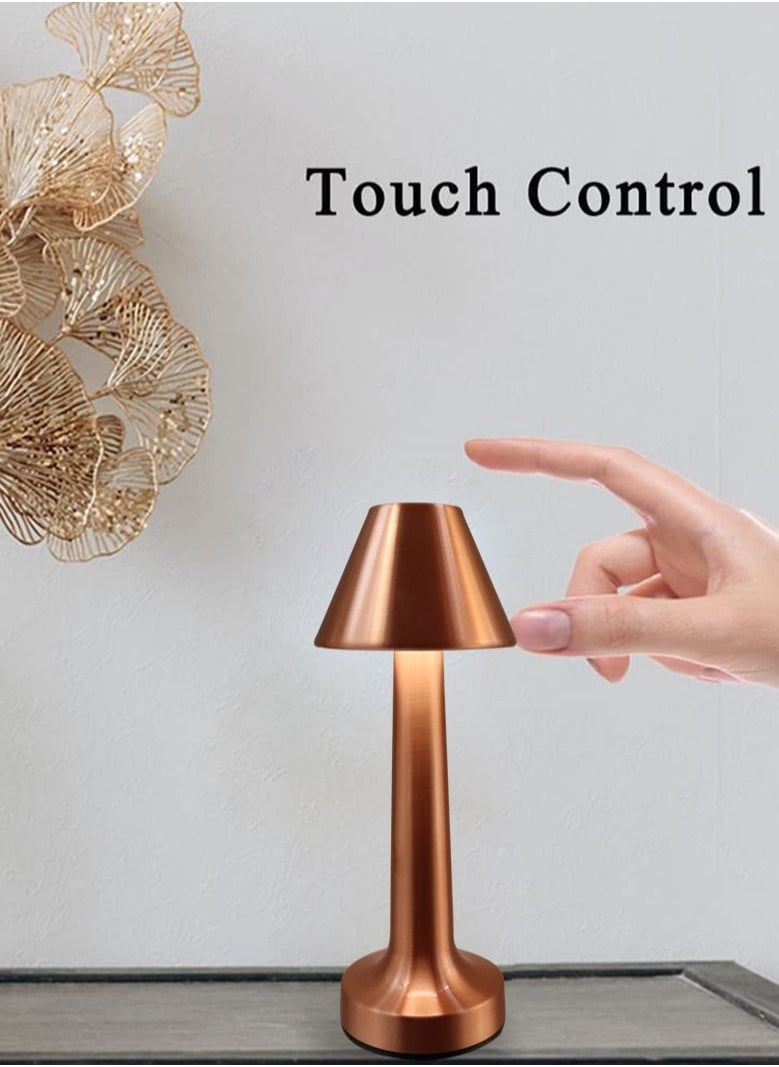 Padom Portable LED Table Lamp with Touch Sensor, 3-Levels Brightness, Rechargeable Battery Up to 48 Hours Usage, Night Light for Kids Nursery, Nightstand Lamp, Bedside Lamp