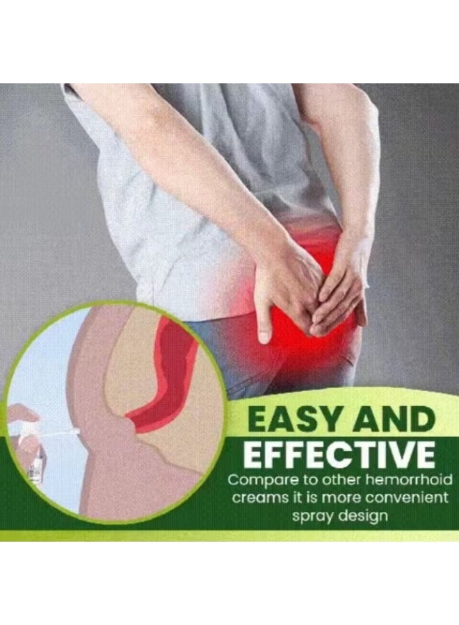 EELHOE Natural Herbal Hemorrhoids Spray - External and Internal Hemorrhoids Treatment with 100% Natural Herbal Extracts Formula - Image 2