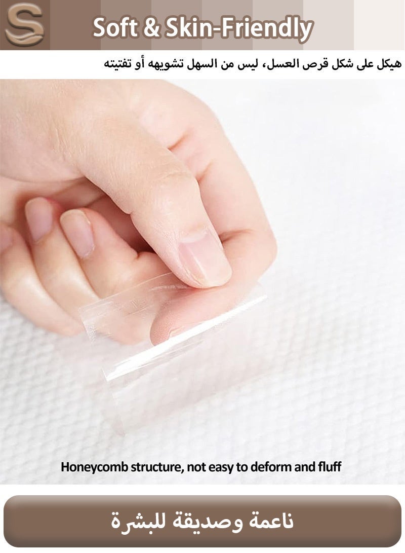 3-Pack Individual Disposable Bath Towels | Shower Towels,Large | Single Wrap for Daily Gym, Travel, Hotel | Ultra Absorbent & Soft (White) - Image 5