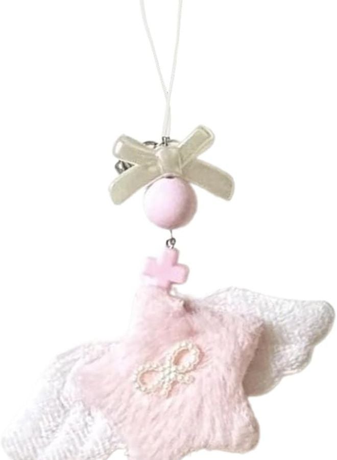 Color 4 Soft Comfortable Bowknot Phone Charm Pendant for Key Lanyard - Image 1