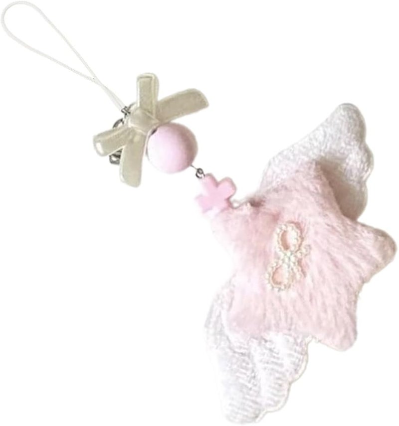 Color 4 Soft Comfortable Bowknot Phone Charm Pendant for Key Lanyard - Image 5