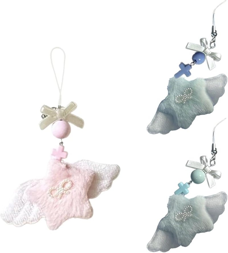 Color 4 Soft Comfortable Bowknot Phone Charm Pendant for Key Lanyard - Image 4