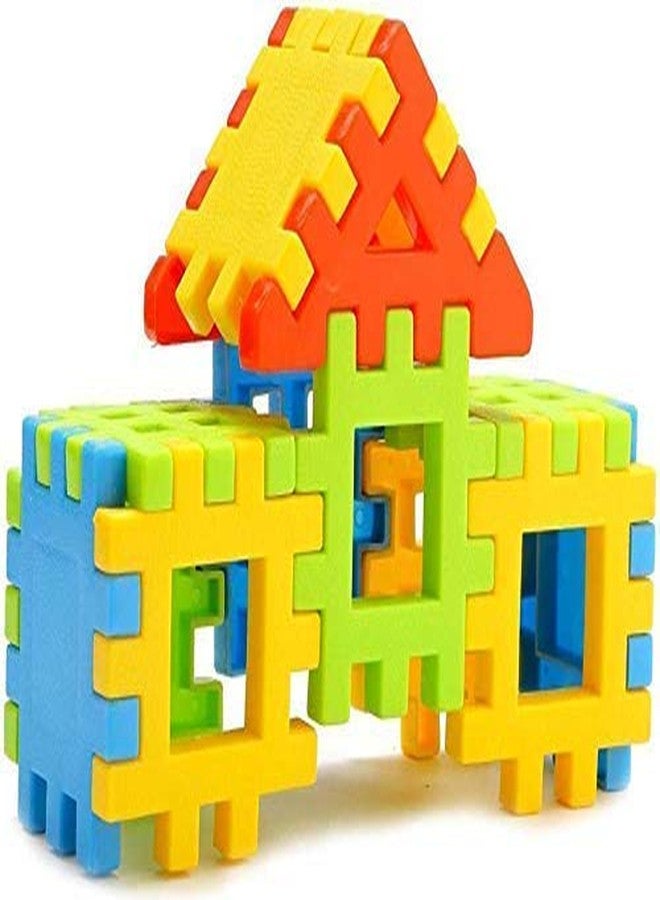 Smart Picks Plastic Happy Home Building Blocks and Construction Toy For Kids , Multicolour, 2-5 years, 16 pieces - Image 3