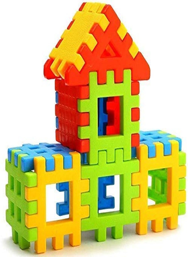 Smart Picks Plastic Happy Home Building Blocks and Construction Toy For Kids , Multicolour, 2-5 years, 16 pieces - Image 1