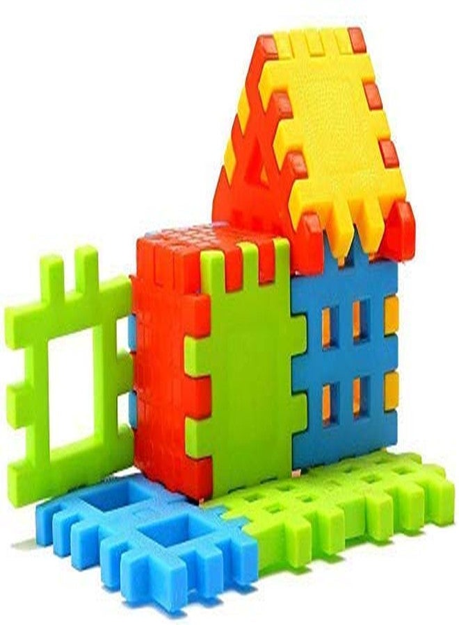 Smart Picks Plastic Happy Home Building Blocks and Construction Toy For Kids , Multicolour, 2-5 years, 16 pieces - Image 2