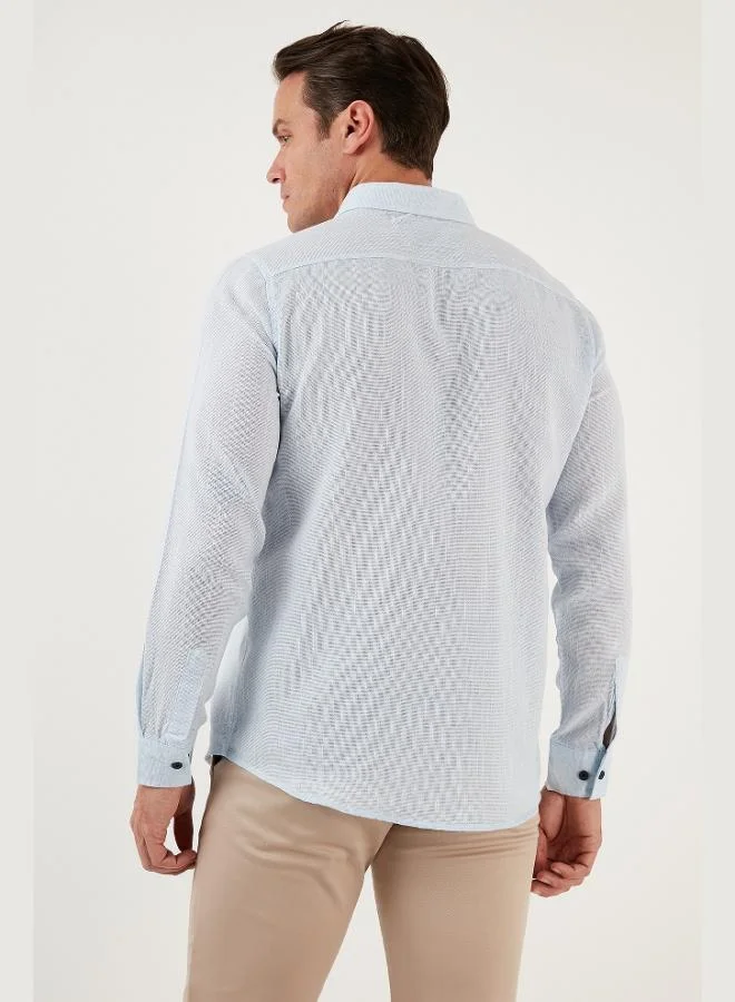 Buratti  Buratti 100% Cotton Slim Fit Long Sleeve Shirt Men's SHIRT CF21S111498 for Men | Best Price UAE