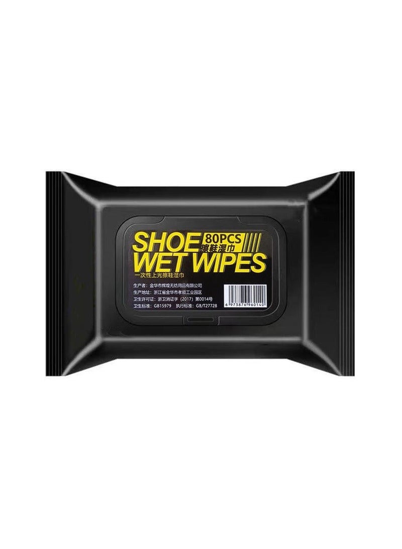 Disposable Shoe Cleaning Wipes for Dirt Removal and Cleaning White Sneakers - 30 Wipes - Image 2