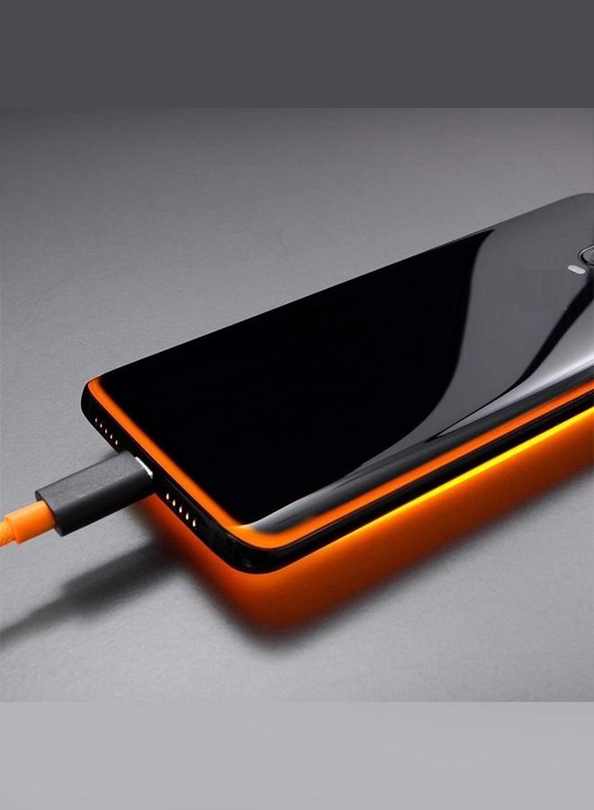 CATANES عبوة واحدة من كابلات الشحن USB من OnePlus 30 Watt Warp باللون البرتقالي - Image 3